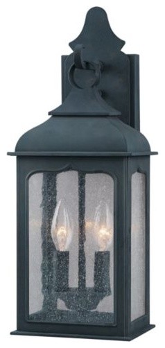 Seeded Glass Outdoor Sconce