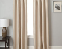 Blindsgalore Signature Drapery Panel: Energex Solid Blackout traditional curtains