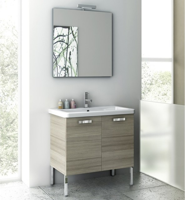 30 Inch Bathroom Vanity Set contemporarybathroomvanitiesandsink 