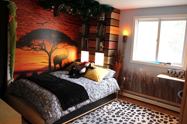 African theme kid bedroom - Eclectic - Kids - boston - by CHIC ...