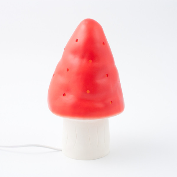 Red Mushroom Lamp Eclectic Table Lamps other metro by Sunday in