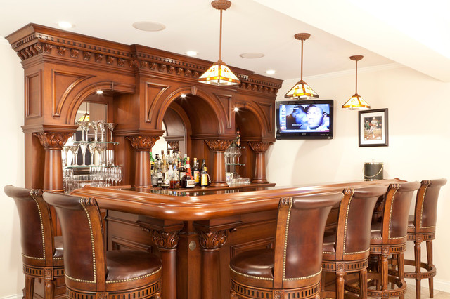 Restivo Residential Bar traditional-family-room