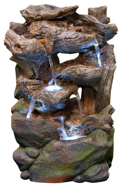 small rocky fountain w led light contemporary indoor small rocky fountain w led light contemporary indoor