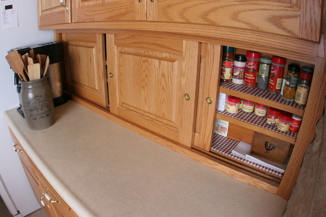 Schrock's of Walnut Creek Modular Red Oak Kitchen traditional-kitchen