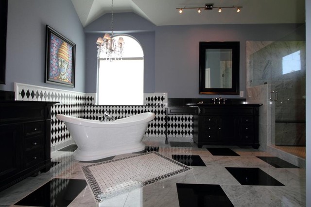 New Orleans Themed Bathroom Remodel - Transitional ...