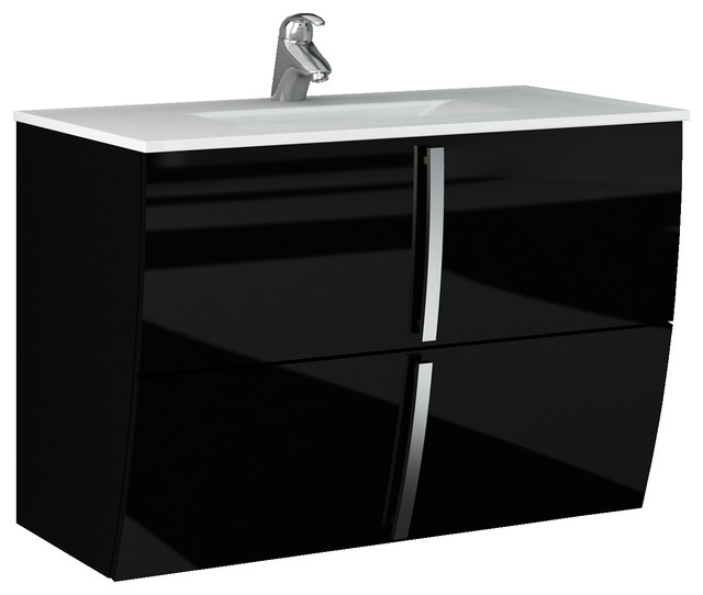 Contemporary Bathroom Single Vanity