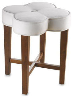 Modern Bedroom Vanity on Hillsdale Clover Vanity Stool   Contemporary   Bedroom Benches   By