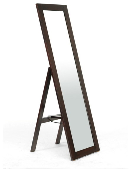 baxton studiomodern mirror with built in stand lund dark brown wood contemporary floor baxton studiomodern mirror with built in stand lund dark brown wood contemporary floor