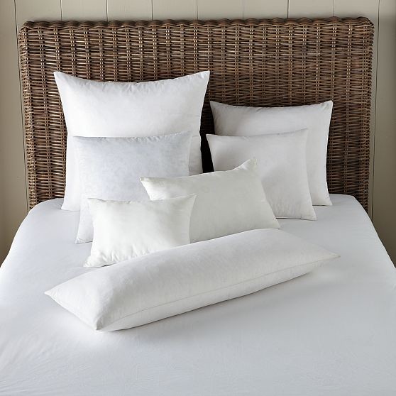 home design white down pillow