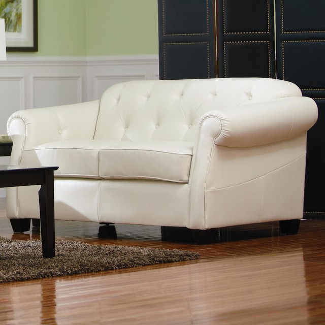 Kristyna Bonded Leather Loveseat Sku 502552 Traditional Loveseats