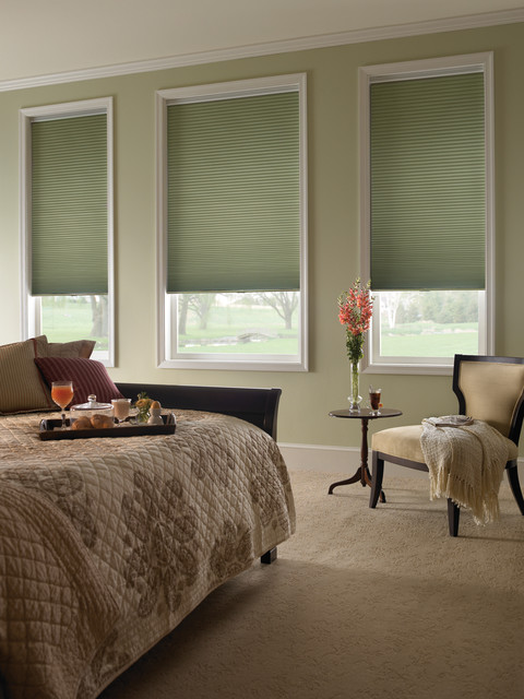 ... Honeycomb Shade - Traditional - Bedroom - other metro - by Blinds.com