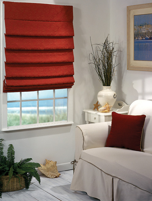 Blinds.com Classic Roman Shades - Traditional - Living ...