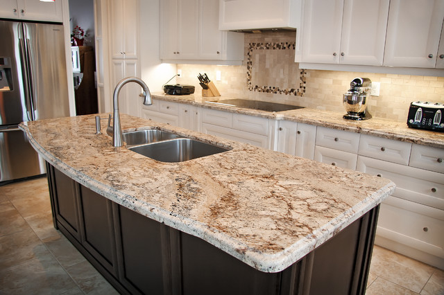 Granite Quartzite Marble Quartz Countertops Traditional Kitchen toronto by
