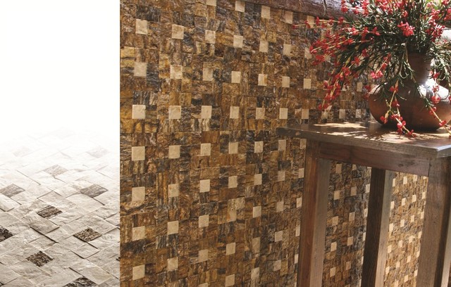 Custom Designed Handcrafted Marble Mosaic Projects mediterranean