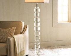 Crystal Cube Floor Lamp traditional-floor-lamps