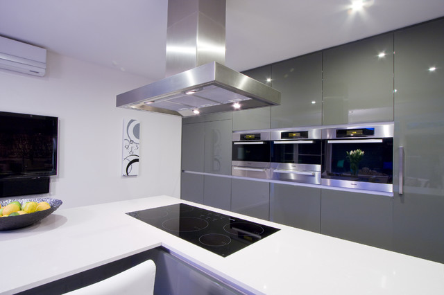 modern kitchen by Interiors By Darren James