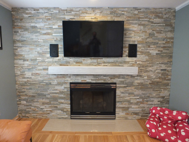Fireplace Mantels Faux Wood Contemporary New York