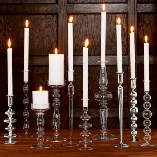 pillar candles Modern Candles by CB2