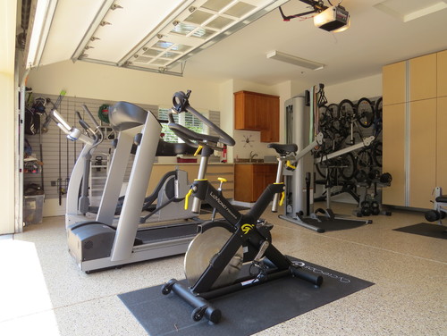At home perfect fitness area