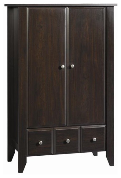 Shoal Creek Ready-to-Assemble Jamocha Armoire ...
