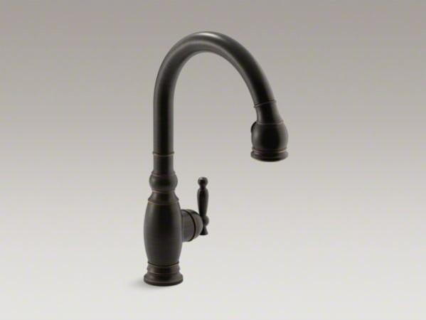 KOHLER Vinnata(R) single-hole or three-hole kitchen sink faucet with ...