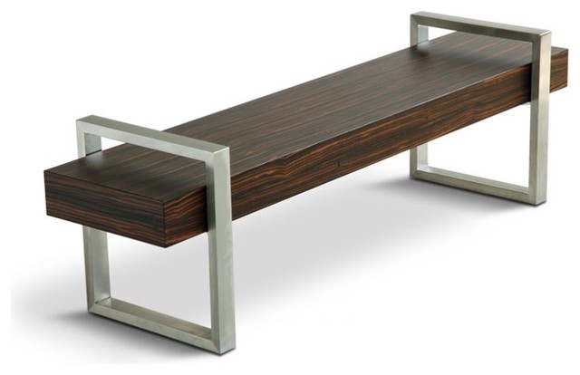 Gus Modern Return Bench - Modern - Indoor Benches - by Bobby Berk Home