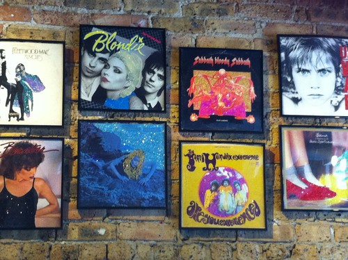 Decorating With Framed Record Album Covers Rainbow Wall