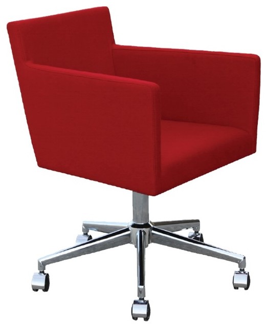 Harput Arm Office Chair by sohoConcept - Red Wool - contemporary ...