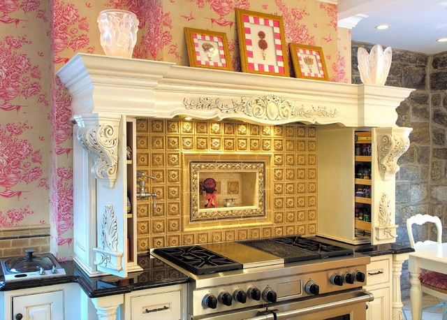 Pretty in Pink eclectic-kitchen