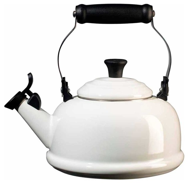 Le Creuset Enamel on Steel 1.8Quart Whistling Tea Kettle Traditional