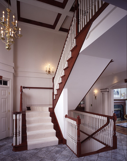 Straight Staircase contemporary staircase