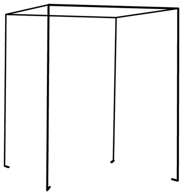 Free Standing Canopy Bed Frame iron four poster freestanding bed canopy fresh white Free Standing Canopy Bed Frame iron four poster freestanding bed canopy fresh white
