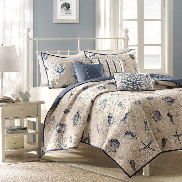  Park Nantucket 6-piece Coverlet Set contemporary-quilts-and-quilt-sets