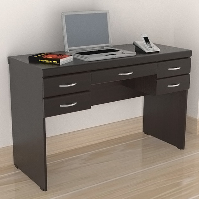 inval multi functional 5 drawer desk contemporary inval multi functional 5 drawer desk contemporary