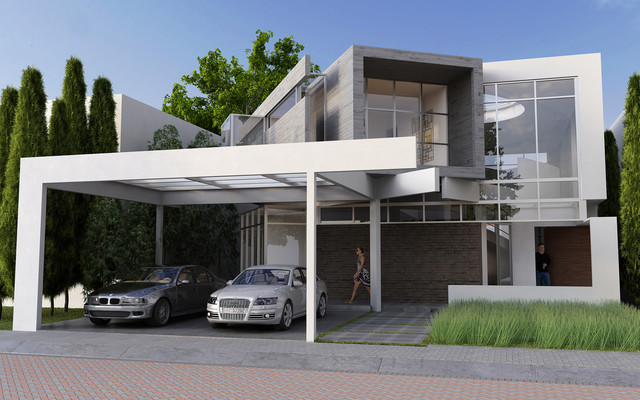 Jurica Residence #55 Front Elevation - modern - other metro - by ...