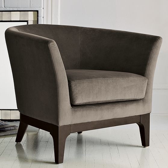 Tulip Upholstered Chair - modern - chairs - by West Elm