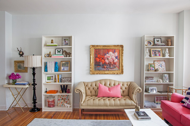 eclectic living room by Caitlin Wilson