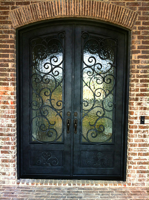 Iron Doors traditional entry