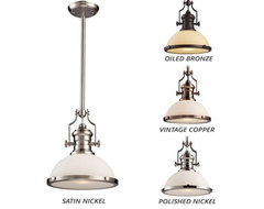 Chadwick Restoration Pendant - White pendant lighting