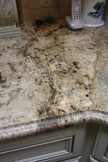 Yellow river granite counter tops - Traditional - new york - by La ...