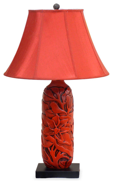 Red Asian Lamp 83