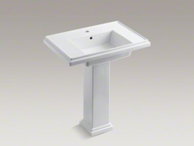 Tresham 30-Inch Pedestal Sink with Single Faucet Hole - Bathroom Sinks ...
