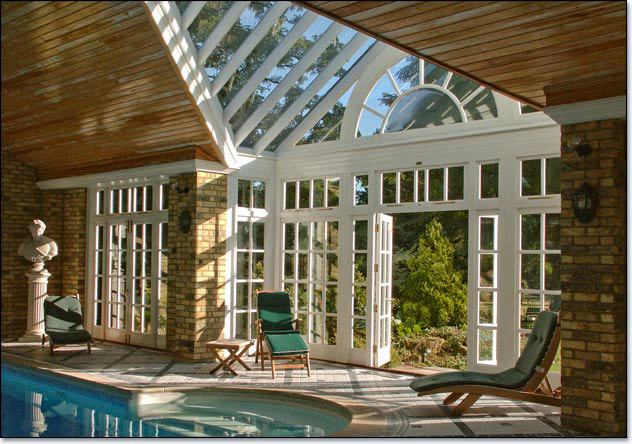 swimming pool greenhouse