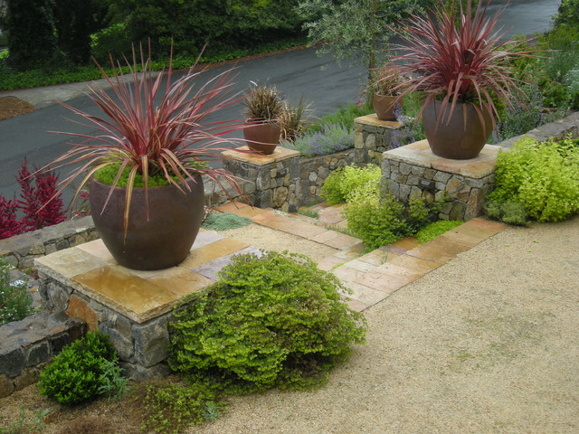 Hillside Entry contemporary-landscape