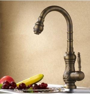 Brass Kitchen Faucet