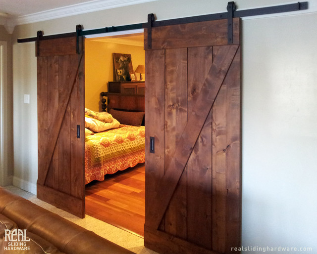 Rustic Sliding Barn Doors Interior