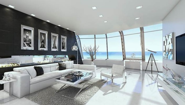 Modani Homes contemporary-living-room