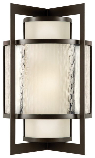 Singapore Moderne Outdoor Outdoor Wall Sconce, 818181ST - Contemporary 