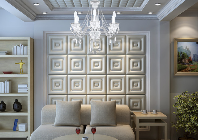 Leather Tile Panels From Royal Stone & Tile - Contemporary - Wallpaper ...