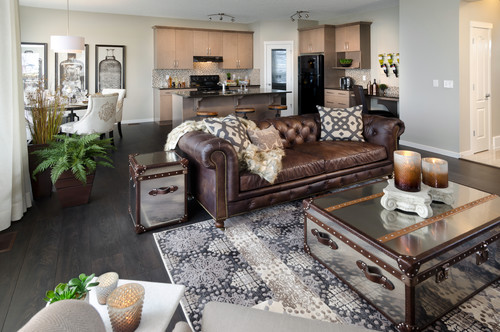 Brown Living Room Design